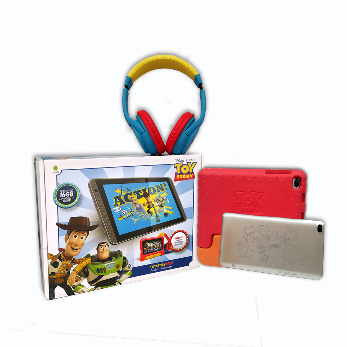Kit Toy Story Tablet 7'' + Audífonos + Bumper Disney