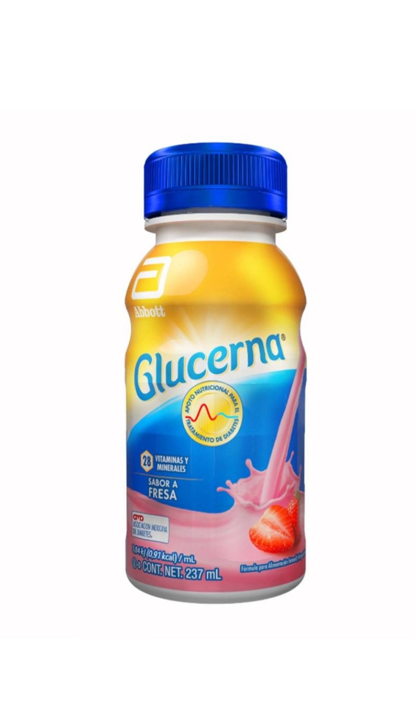 Glucerna Pack 16 Piezas De 237 Ml C/u Sabor Fresa