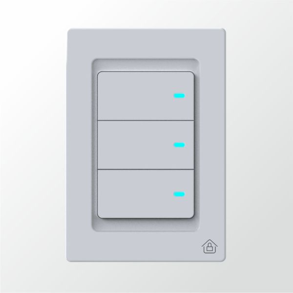 Interruptor Inteligente de 3 botones NETZHOME WS01-3 Wi-Fi Alexa