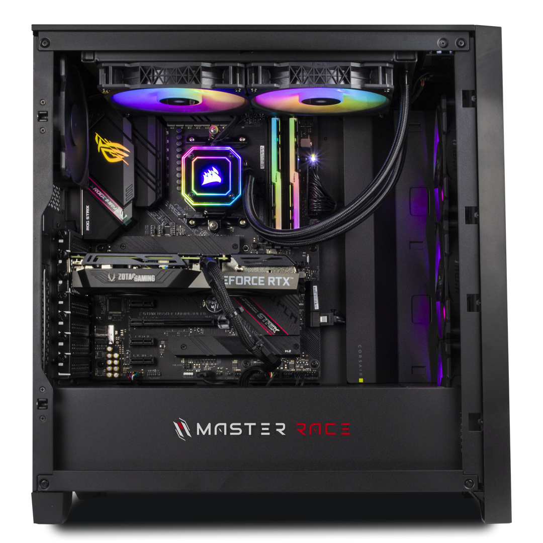 Pc Gamer Master Race PC AMD Ryzen 5 5600X GeForce ASUS TUF RTX 3060 TI 16GB 250GB M.2 1 TB