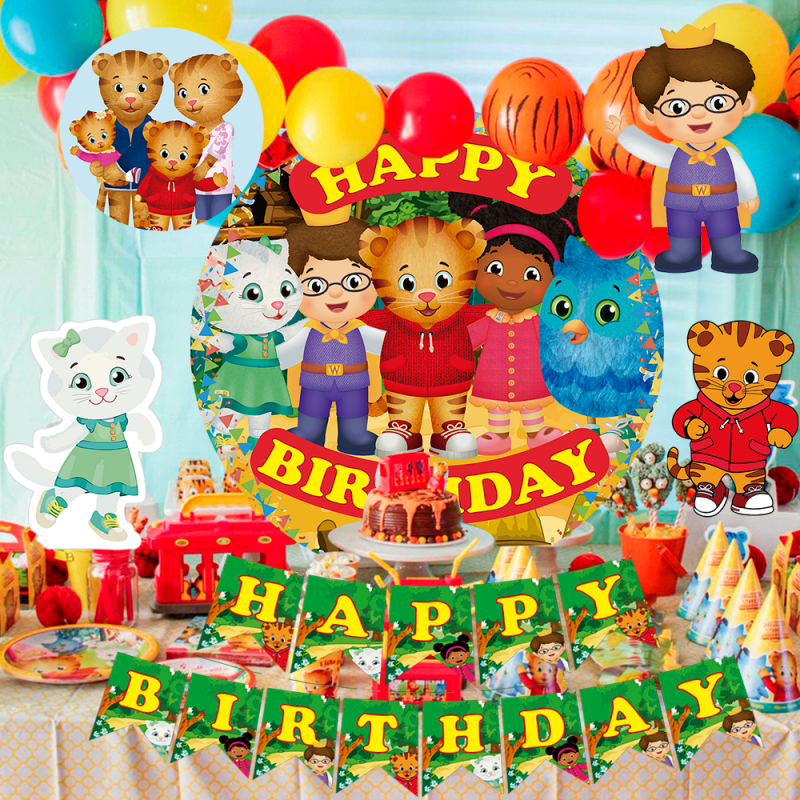 KIT DECORACIÓN CUMPLEAÑOS DANIEL EL TIGRE