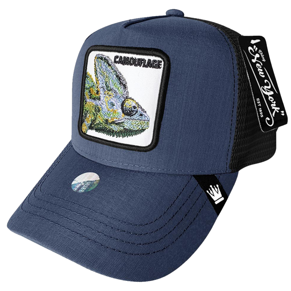 Gorra Trucker Play New York parche bordado animal CAMOUFLAGE