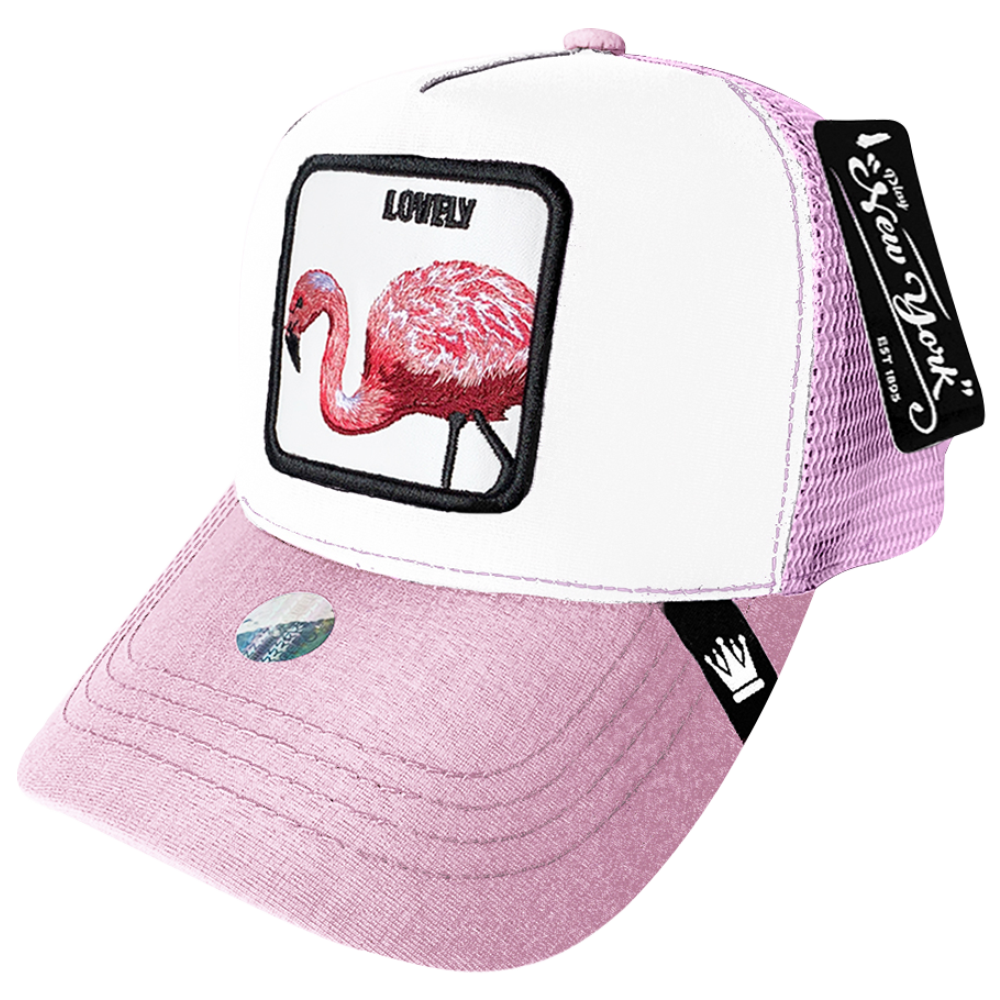 Gorra Trucker Play New York parche bordado animal LOVELY