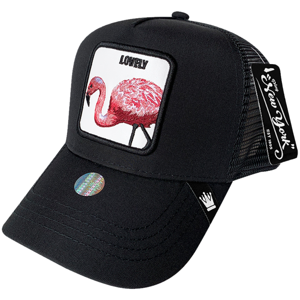 Gorra Trucker Play New York parche bordado animal LOVELY