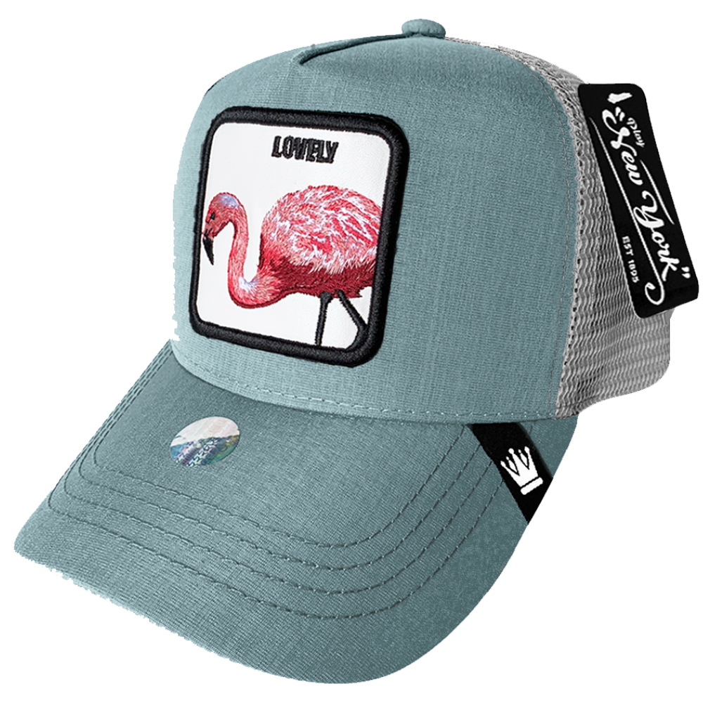 Gorra Trucker Play New York parche bordado animal LOVELY