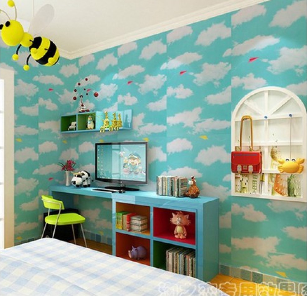 VINILO AUTOADHERIBLE PAISAJE NUBES CIELO 10m X 45cm TP62