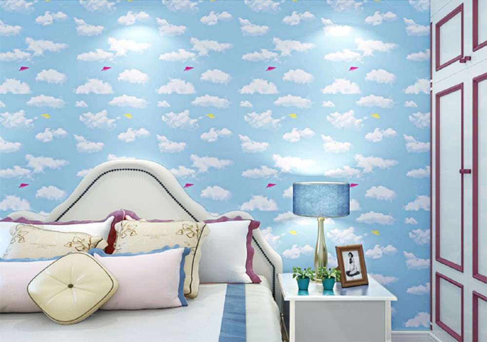 VINILO AUTOADHERIBLE PAISAJE NUBES CIELO 10m X 45cm TP62