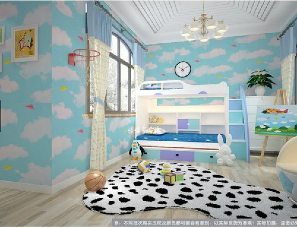 VINILO AUTOADHERIBLE PAISAJE NUBES CIELO 10m X 45cm TP62