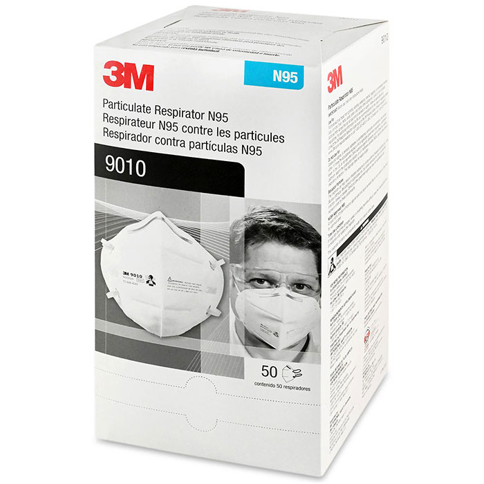 Cubrebocas Mascarilla Respirador 3M Modelo 910 N95 - 20 Piezas