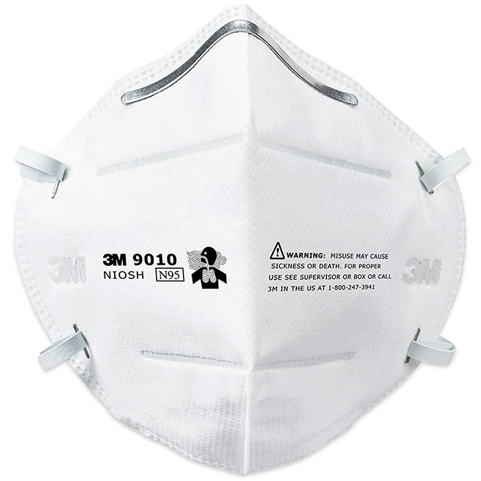 Cubrebocas Mascarilla Respirador 3M Modelo 910 N95 - 20 Piezas