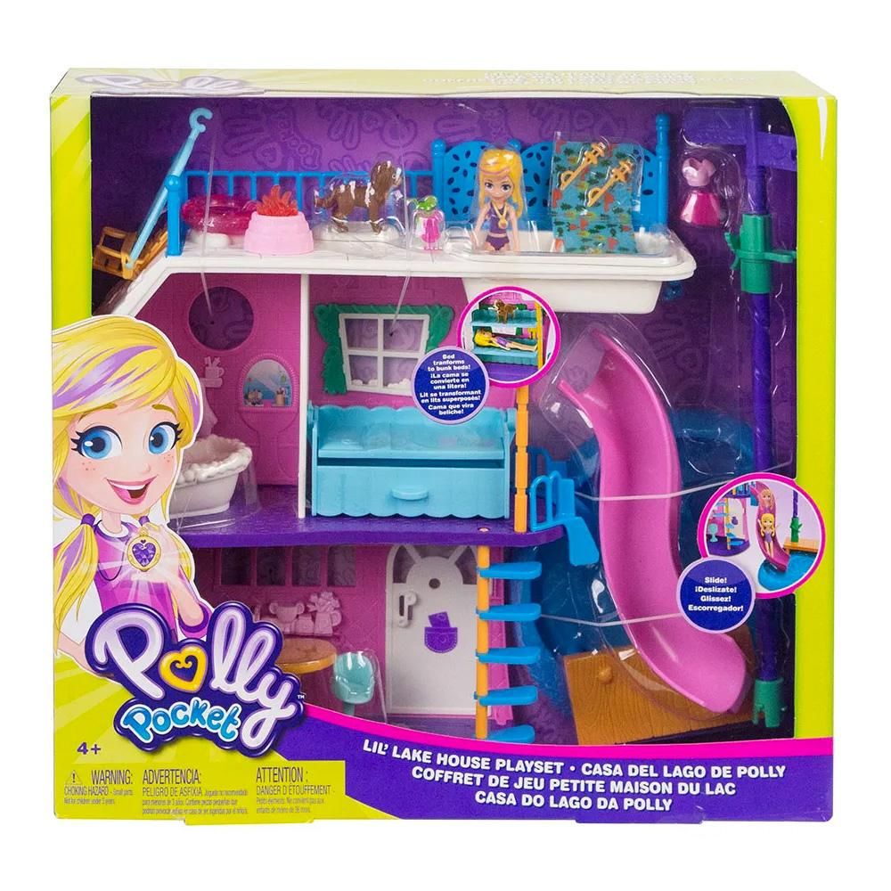 Polly Pocket Casa Del Lago De Polly