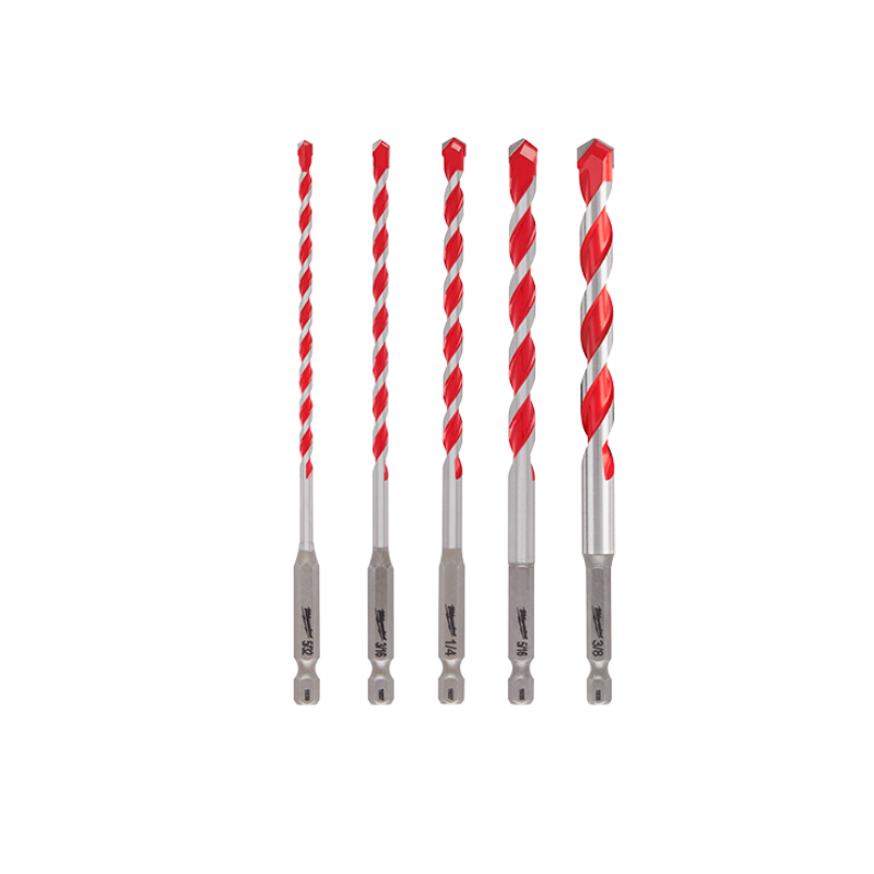 Juego De Brocas Para Concreto 5 Pz 48-20-9051 Milwaukee