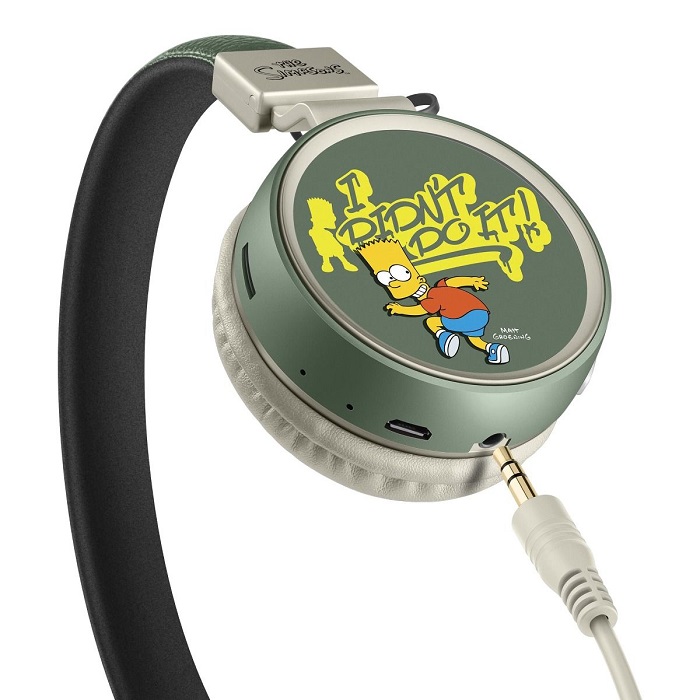 Audífonos Bluetooth con reproductor MP3 The Simpsons