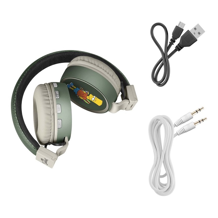 Audífonos Bluetooth con reproductor MP3 The Simpsons