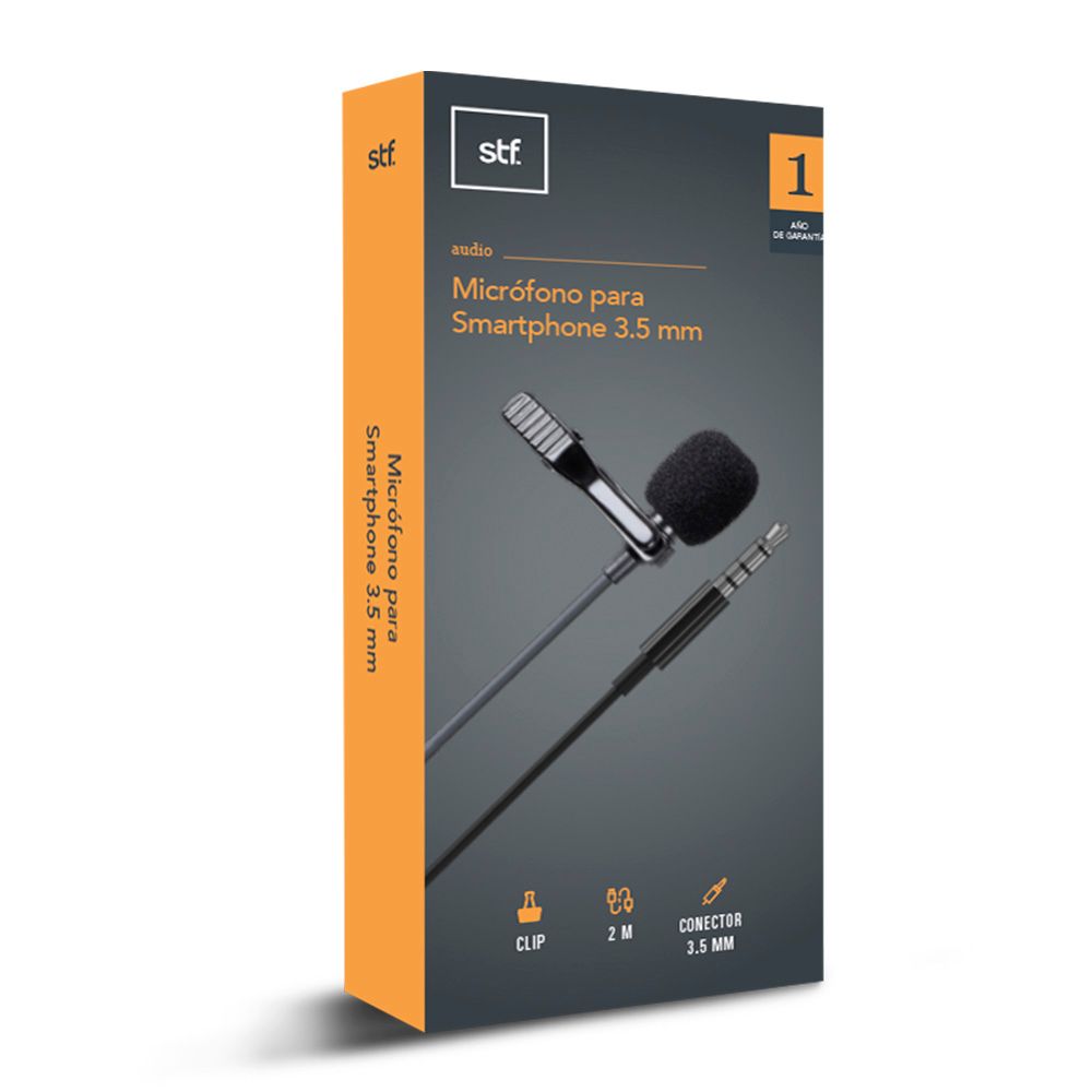 Micrófono Para Smartphone 3.5 mm Stf Negro