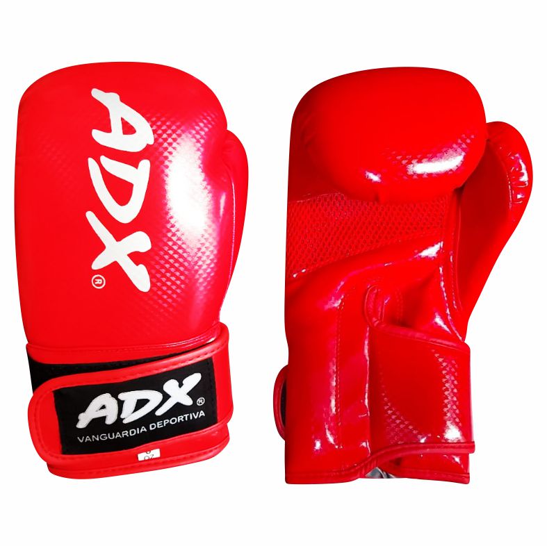 Guantes de Box Infantil Mod Prisma con Proteccion en Muñeca Relleno Multicapas PU 8oz