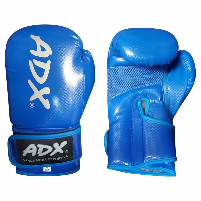 Guantes de Box Infantil Mod Prisma con Proteccion en Muñeca Relleno Multicapas PU 8oz