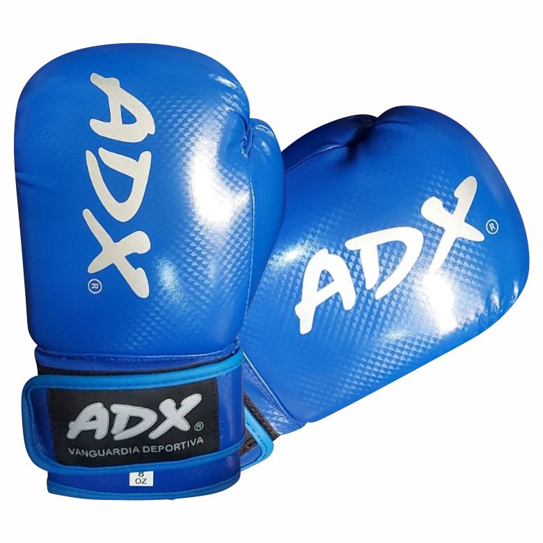 Guantes de Box Infantil Mod Prisma con Proteccion en Muñeca Relleno Multicapas PU 8oz