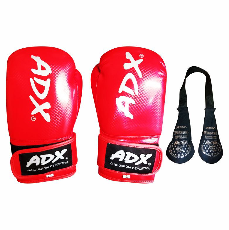 Guantes de Box Infantil Mod Prisma con Proteccion en Muñeca Relleno Multicapas PU 8oz