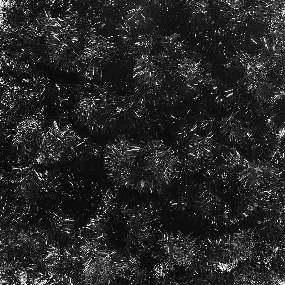 Arbol Pino De Navidad Negro Frondoso 220cm Naviplastic