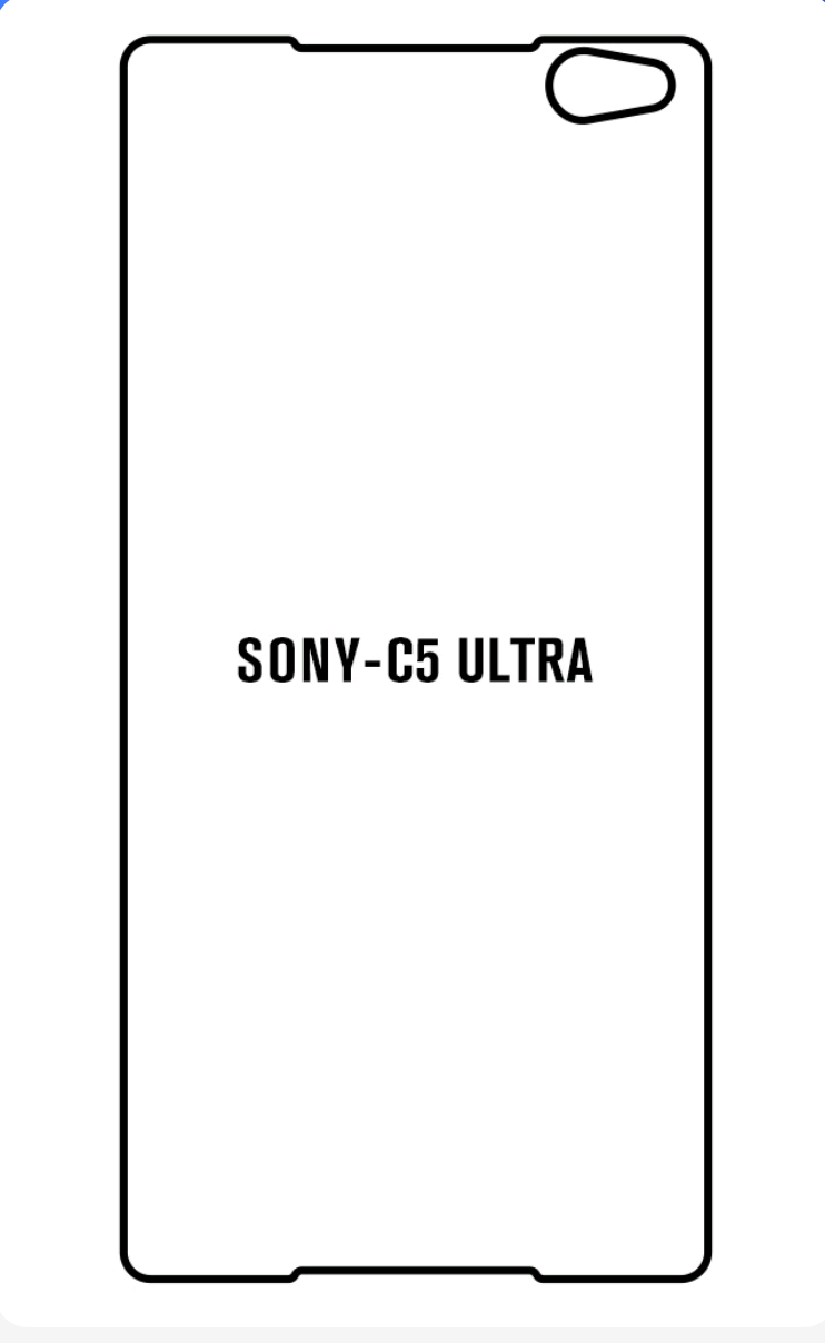 Jeco 99F Kit de Mica Hidrogel AZUL Frontal+Trasera SONY C5 ULTRA
