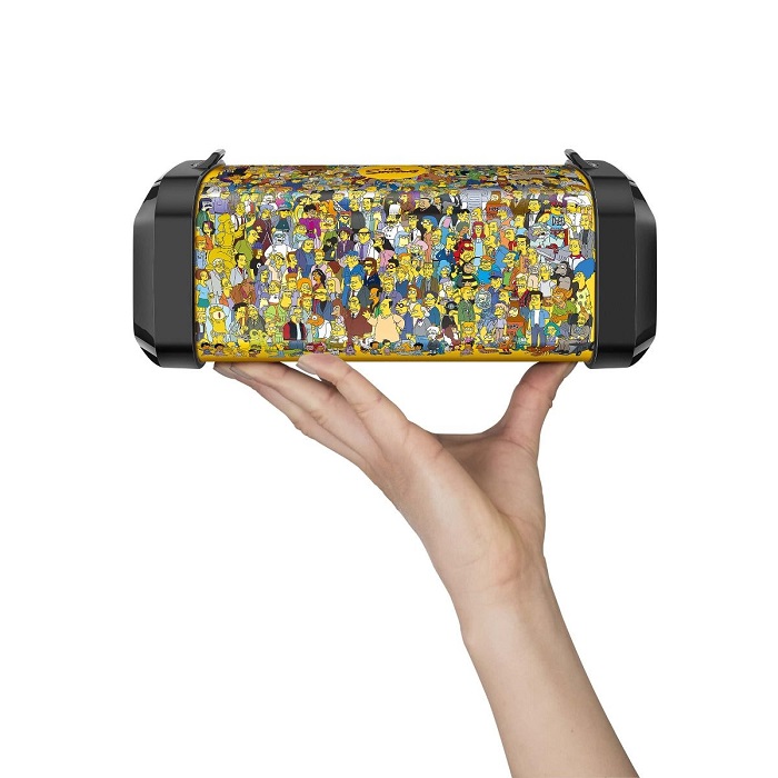 Bocina Bluetooth mini bazooka con reproductor USB/microSD The Simpsons