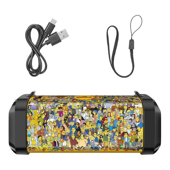 Bocina Bluetooth mini bazooka con reproductor USB/microSD The Simpsons