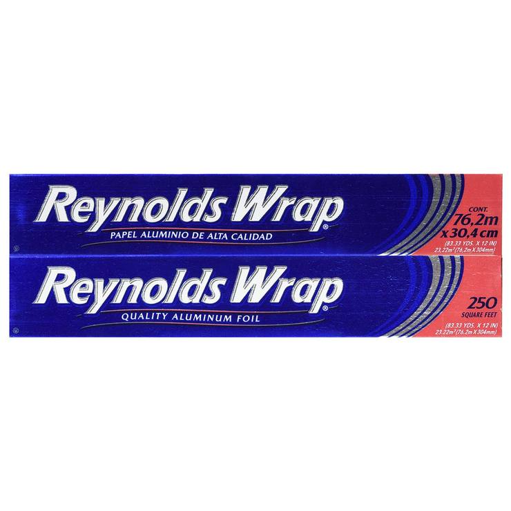 2 Rollos De Papel Aluminio Reynolds 720 De 500 Hojas CST