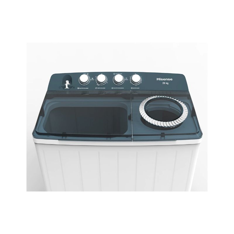 Lavadora Hisense 26kg semiautomática carga superior WSA2601PX
