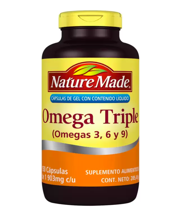 Triple Omega - Omega 3, 6, 9 Nature Made 150 Casp de E. U. A