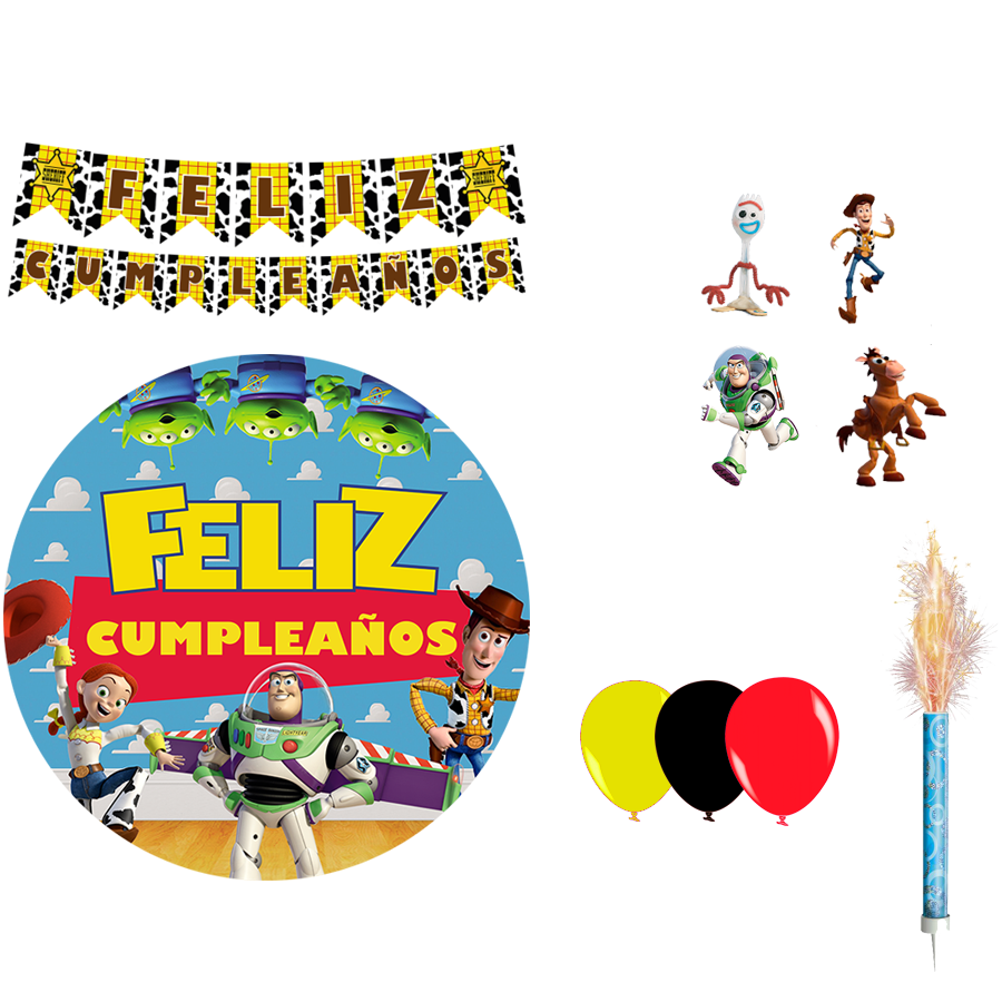 Kit decoración cumpleaños toy story