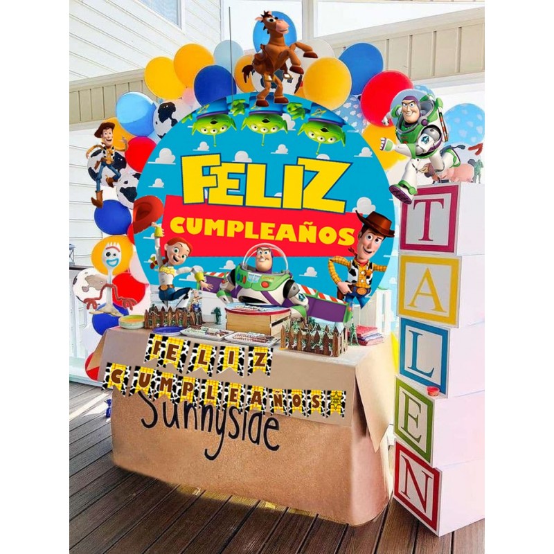 Kit decoración cumpleaños toy story