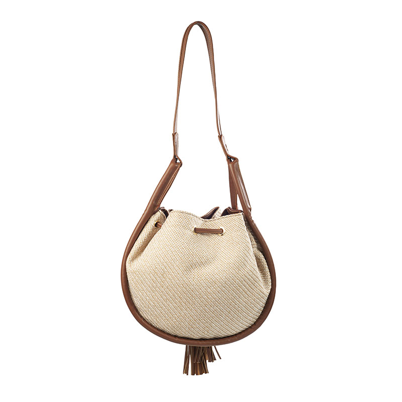 Bolso AngeLozano de Piel Telar o Yute Modelo Ana