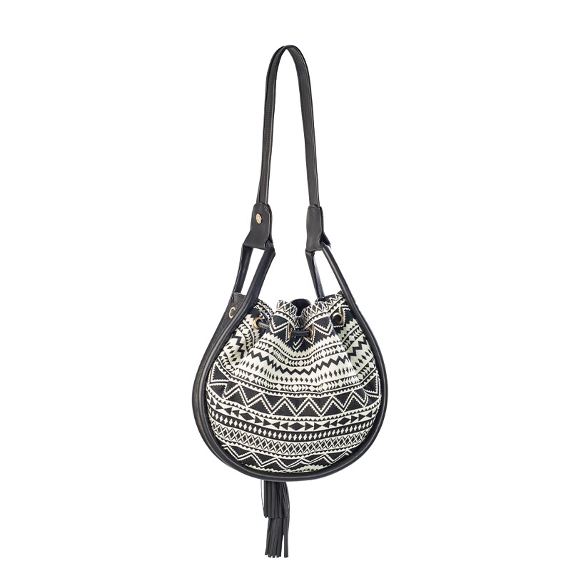 Bolso AngeLozano de Piel Telar o Yute Modelo Ana