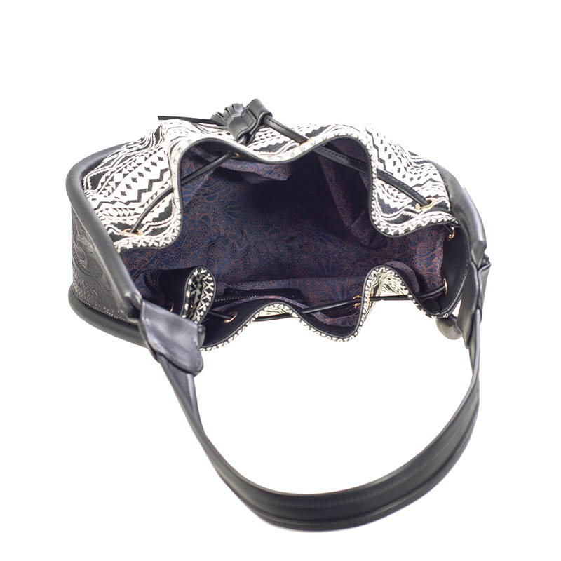 Bolso AngeLozano de Piel Telar o Yute Modelo Ana