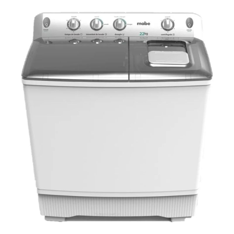 Lavadora Mabe Semiautomática 22 kg. Silver LMD2200B0