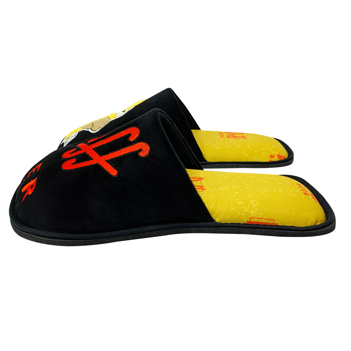 Pantufla Homero Simpson Duff Beer Color Negro Para Caballero