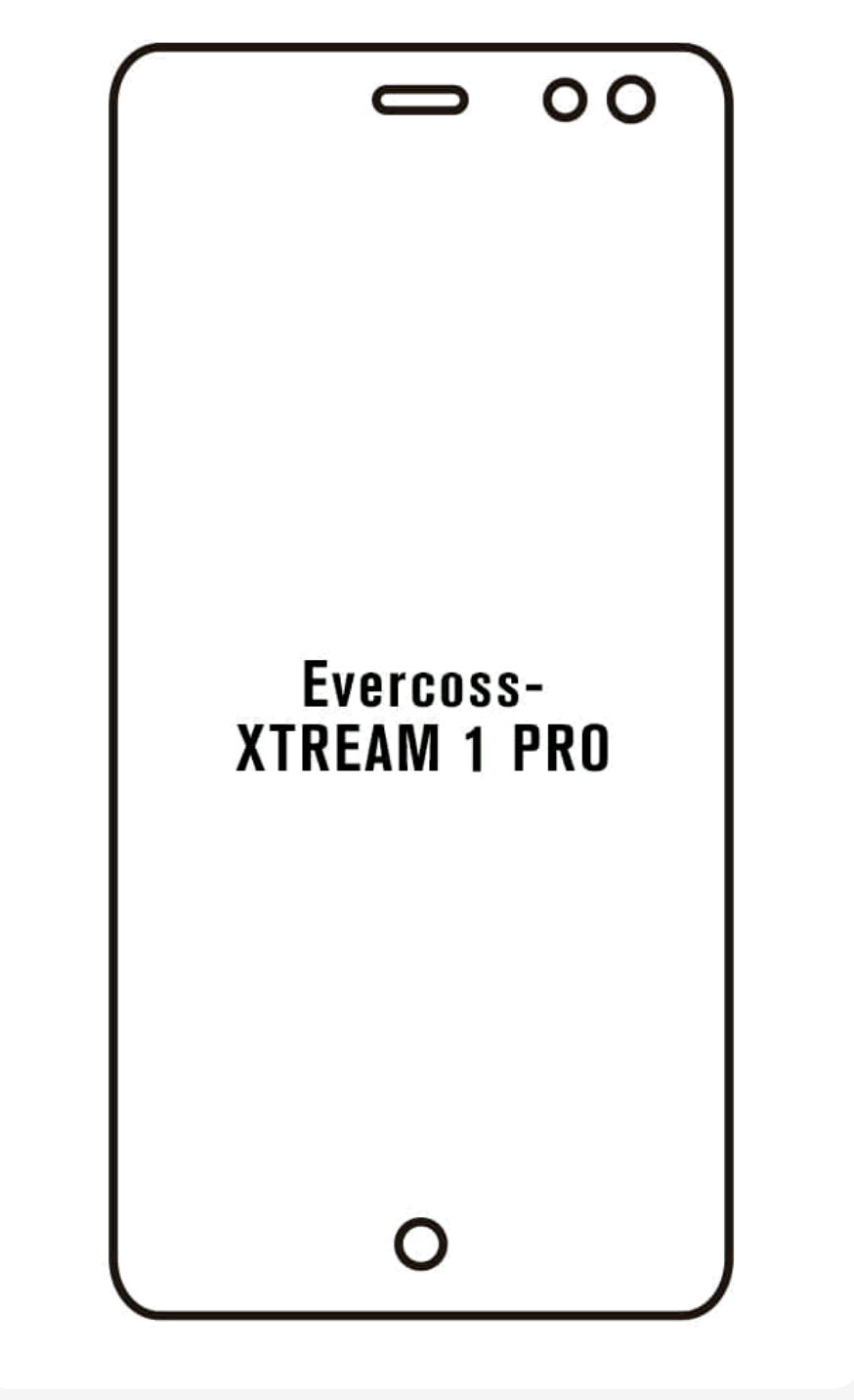 Jeco 99F Kit de Mica Hidrogel AZUL Frontal+Trasera EVERCOSS XTREAM 1 PRO