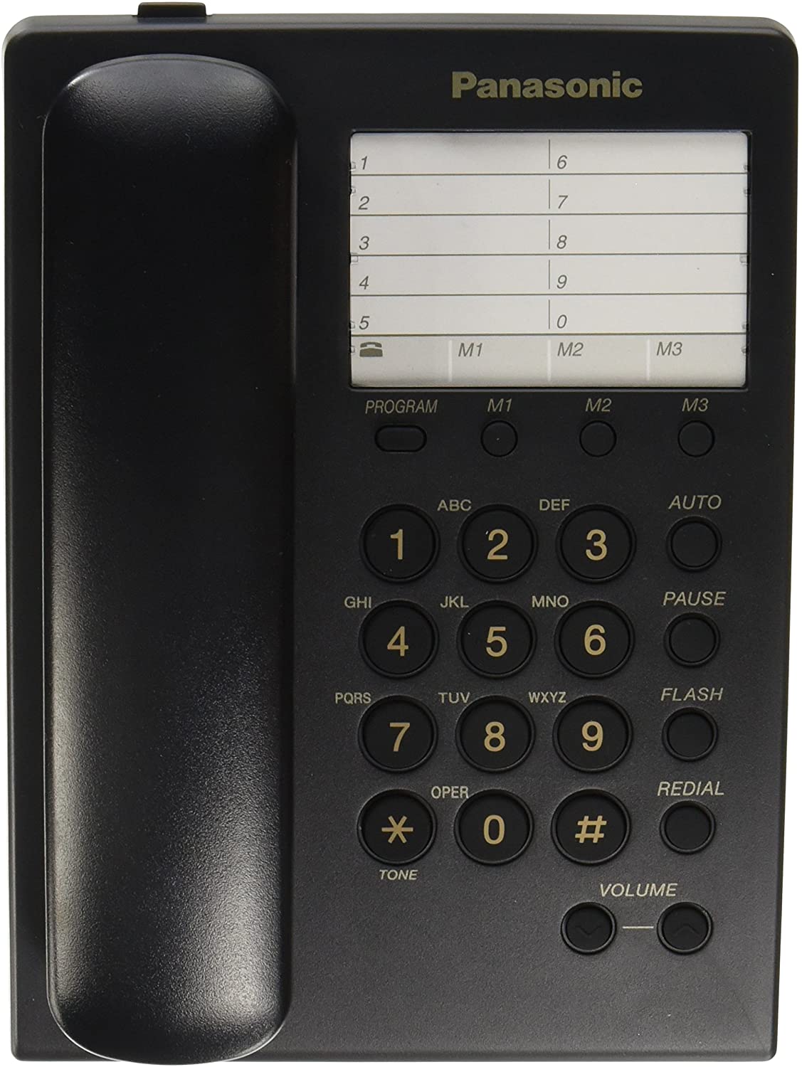 Telefono Panasonic Alambrico  Kx-ts550  Uniliinea 13 Memorias.