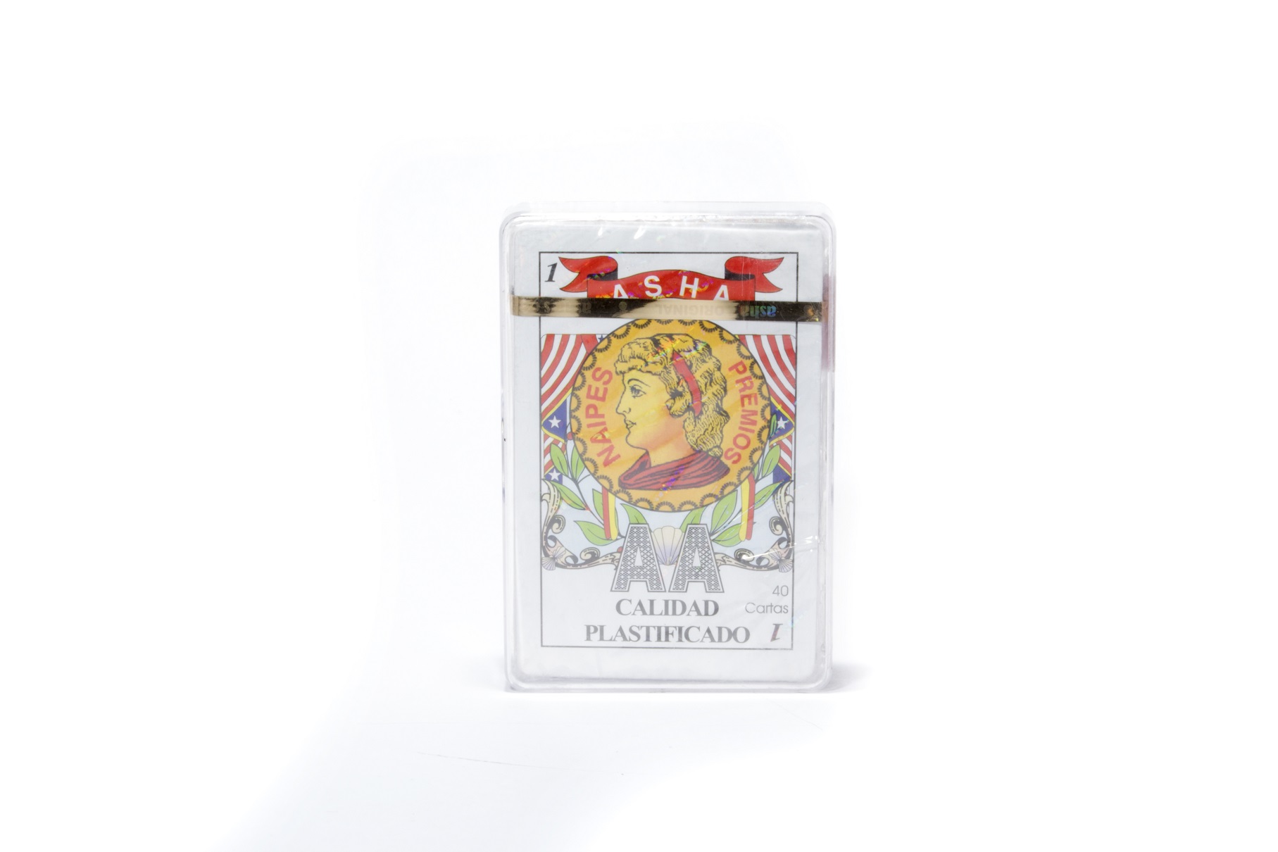 Baraja Española: Color Negro. Estuche Acrílico