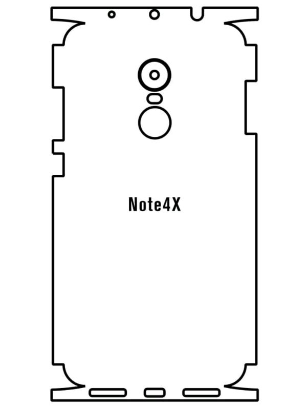 Jeco 99F Kit de Mica Hidrogel AZUL Frontal+Trasera Redmi Note 4x