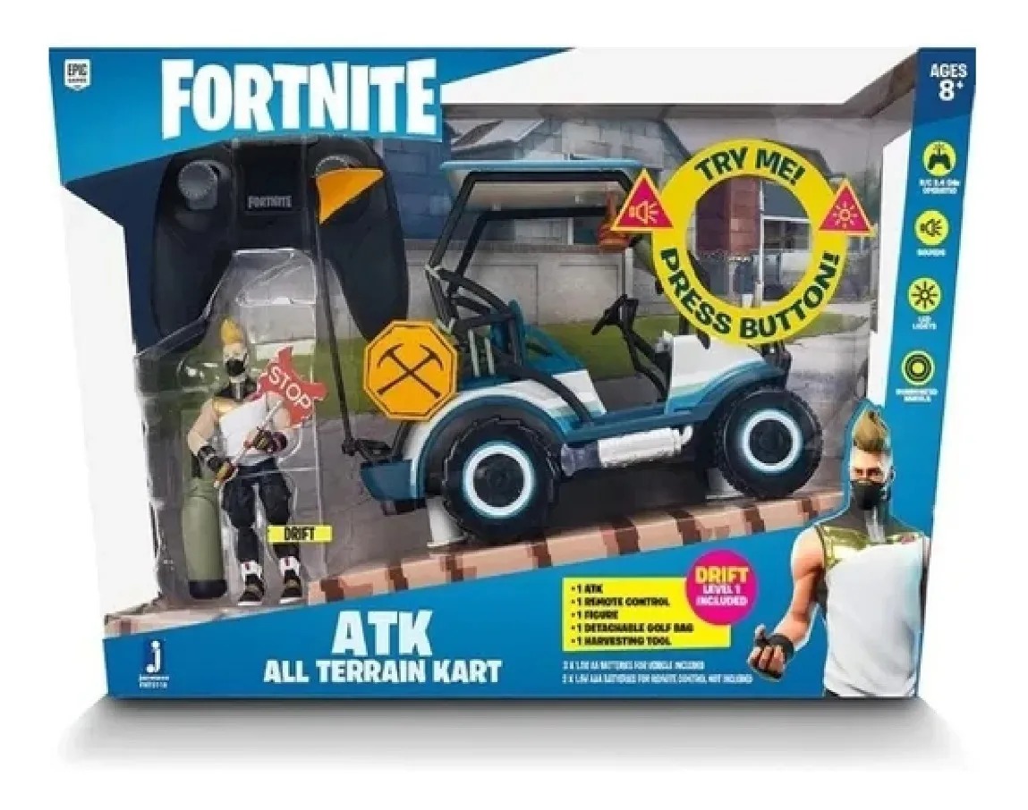 FORTNITE ALL TERRAIN ATK VEHÍCULO KART R/C FIGURA COLECCIONABLE