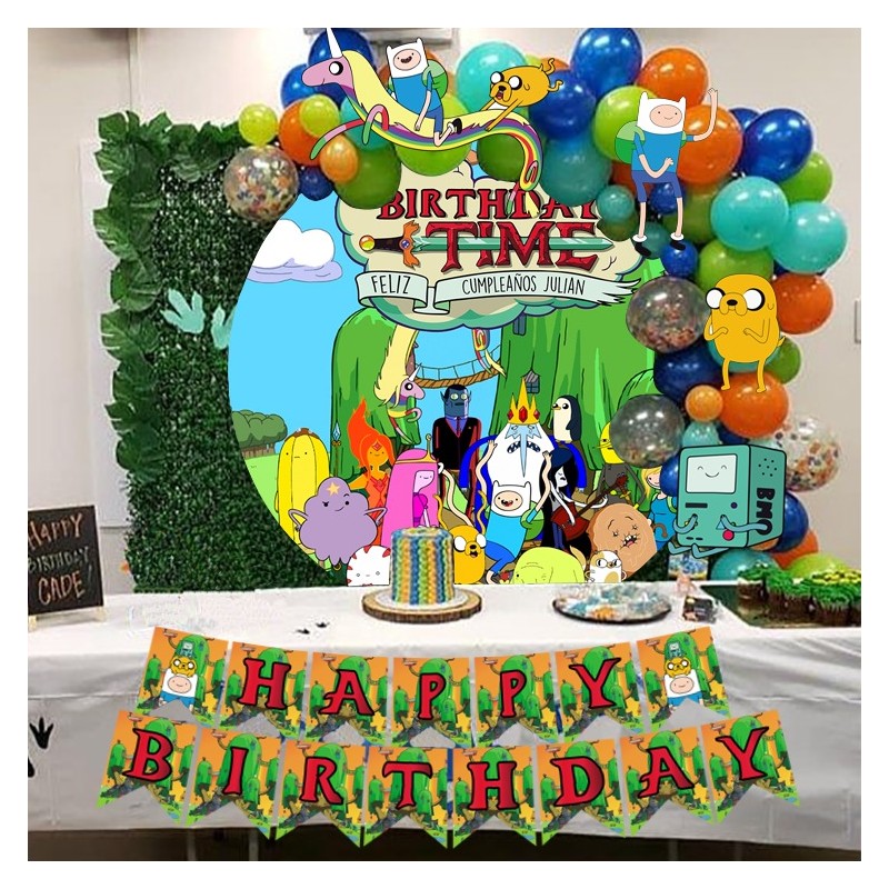 Kit decoración cumpleaños hora de aventura