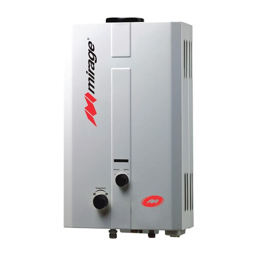 Boiler Calentador de Paso Flux Mirage 6 Litros Por Minuto Gas LP