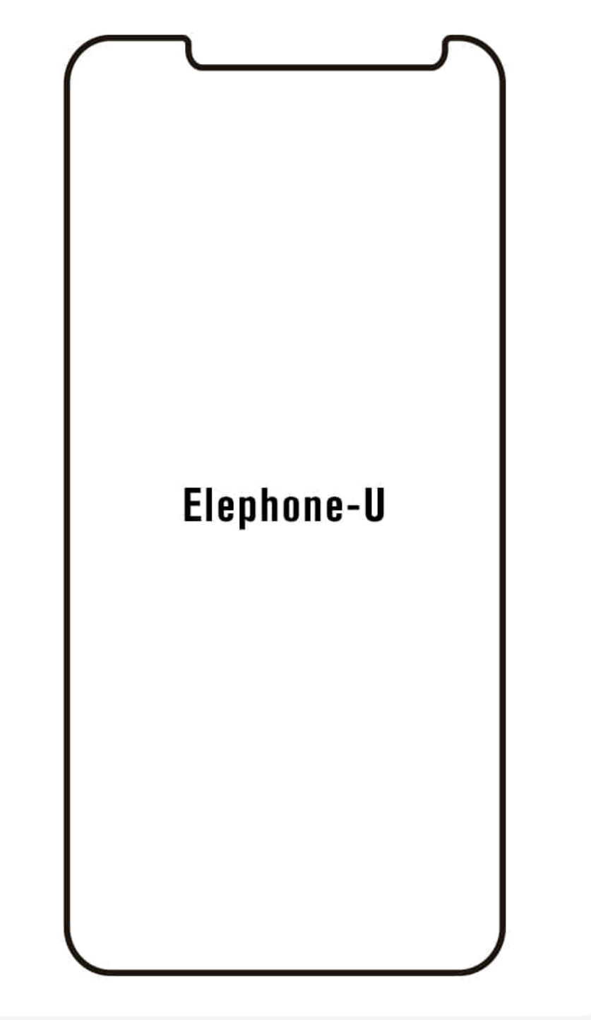 Jeco 99F Kit de Mica Hidrogel AZUL Frontal+Trasera ELEPHONE U