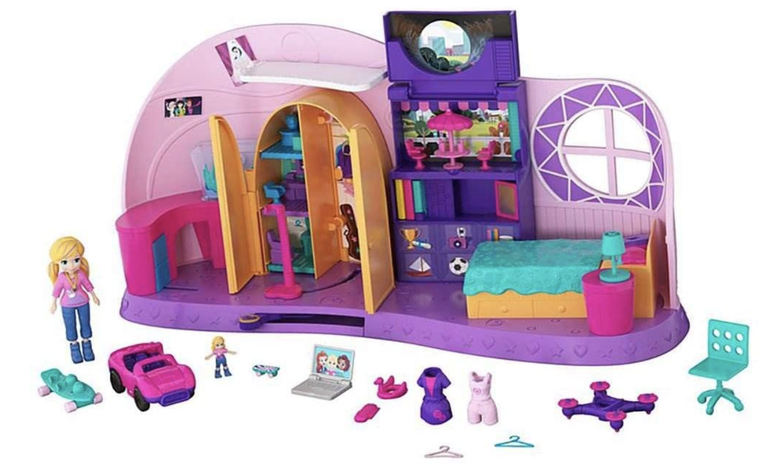 Polly Pocket Cuarto Transformable