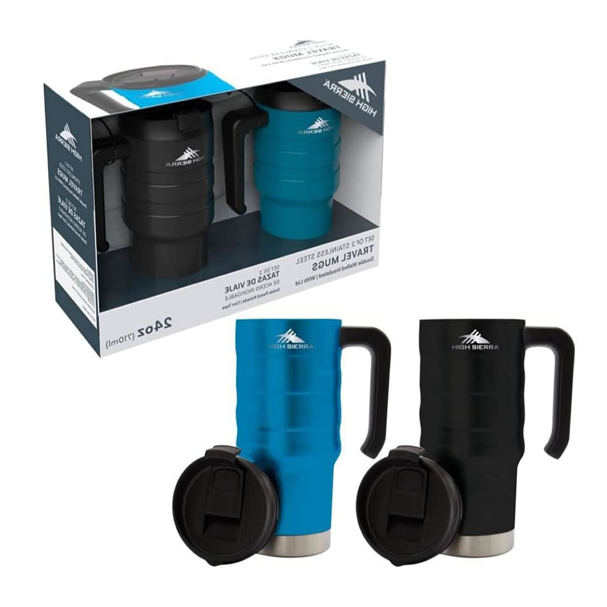 Termos Pack de 2 Piezas High Sierra HS1910 SMS