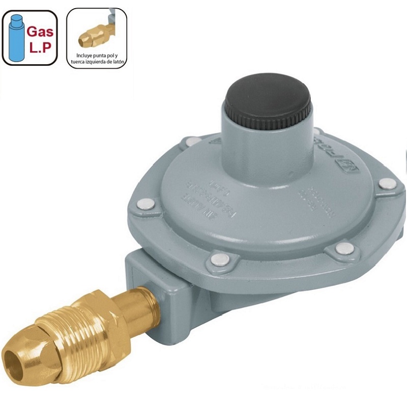Regulador de Gas de 1 vía Para gas L.P. de baja presión RG-100 foset 
