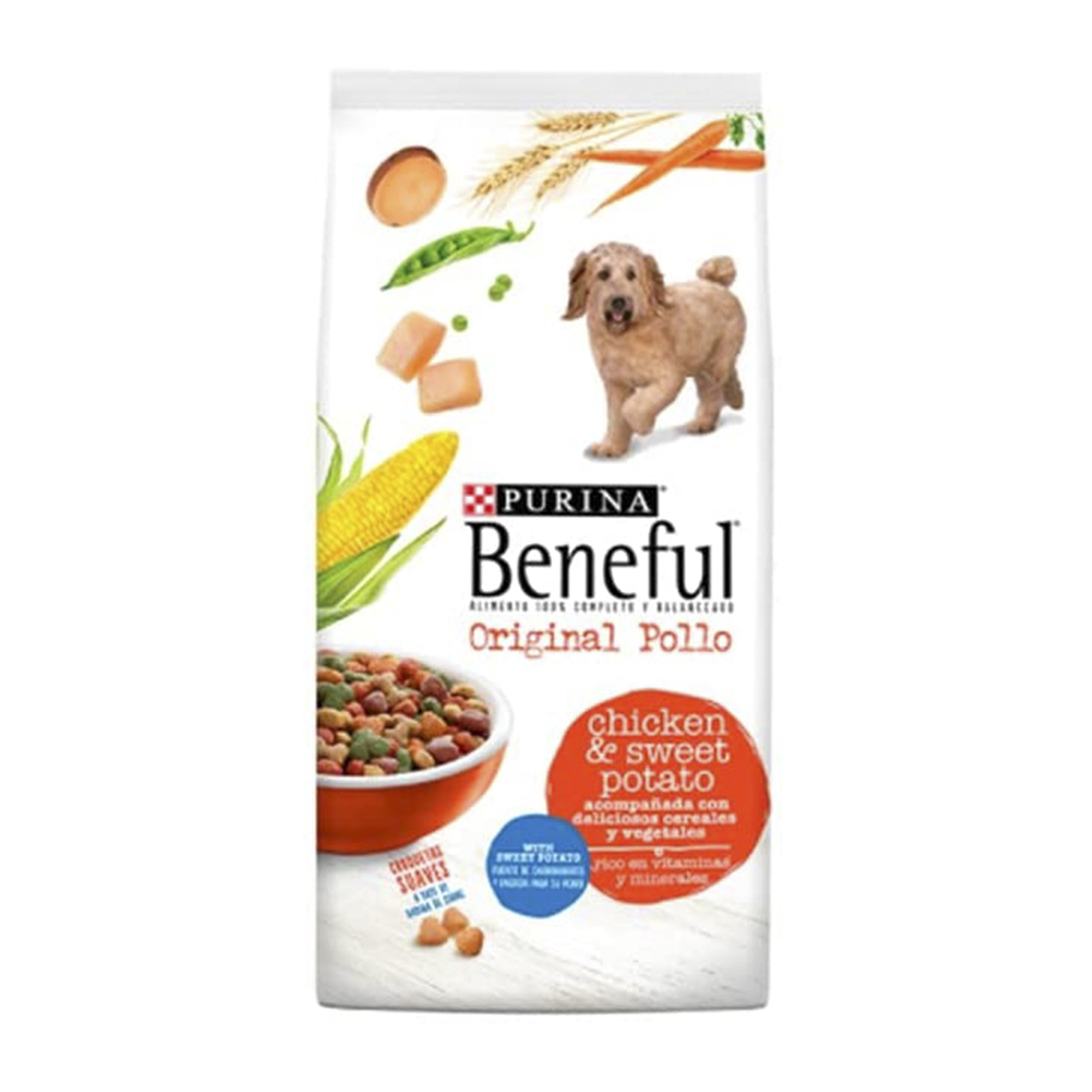 21.6KG Alimento para Perro Adulto Purina Beneful Pollo Camote CST