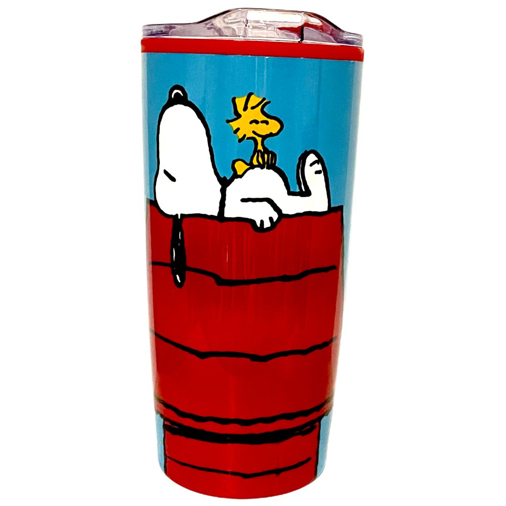 Snoopy Vaso Termo Doble Capa Acero Inoxidable 450 Mls